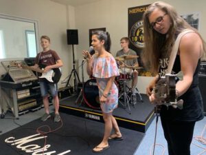 Bandprobe in der Musikschule Kempen